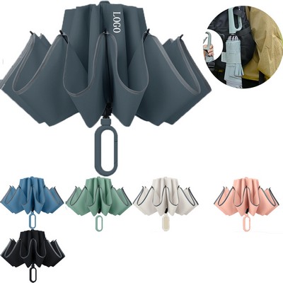 Reverse Folding Windproof Uv Umbrella