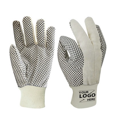 Cotton Canvas Work Gloves