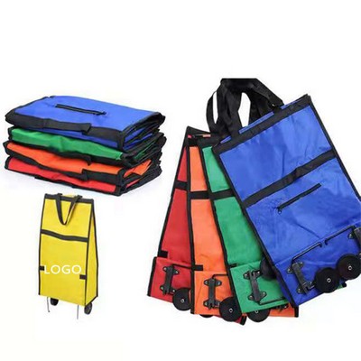 Foldable Wheeled Shopping Bag