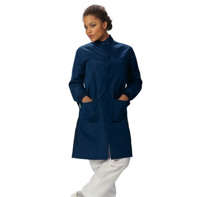 Fashion Seal - Reusable Protective Apparel - Unisex Snap Closure at Neck Protective Coat