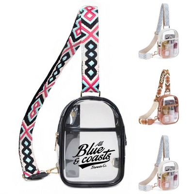 Stadium-Approved Clear Chest Bag