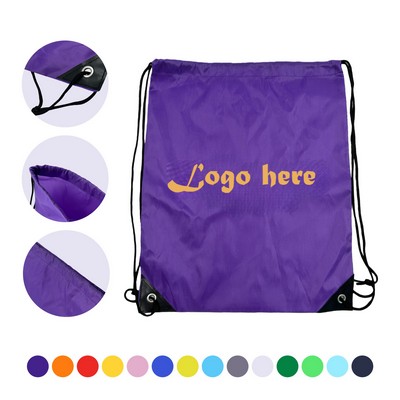 210D Polyester Waterproof Drawstring Storage Bag