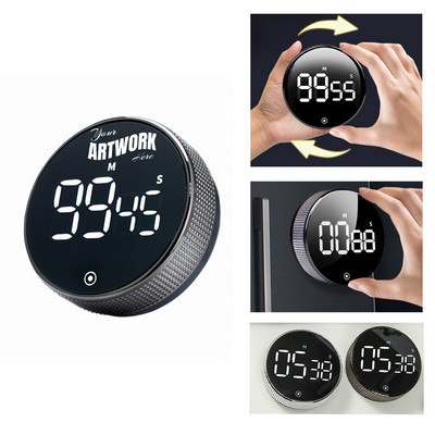 Large LED Display Magnetic Twist Digital Timer