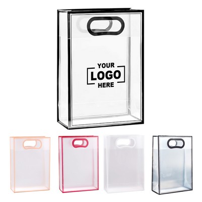 Reusable Frosted Clear PVC Gift Bag