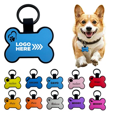 Silent Silicone Pet ID Dog Tag