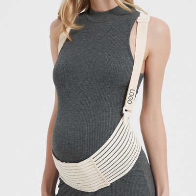 Summer Maternity Belly Support Band for Mid and Late Pregnancy Invisible Under Clothing Waist Lift S