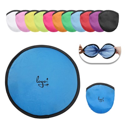 10" Collapsible Flying Disc With Pouch