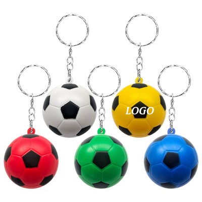 Mini Foam Soccer Keychain