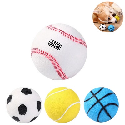 Dog Rubber Toy Ball