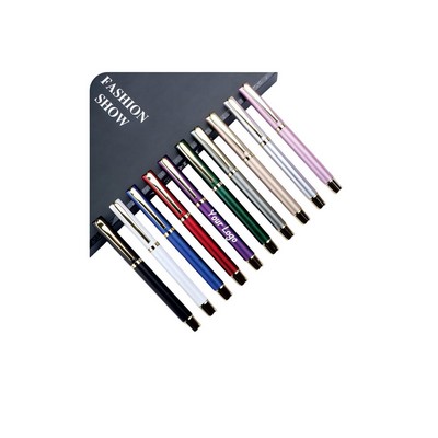 Twist Metal Ballpoint Pen w/Black Ink