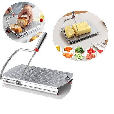 Stainless Steel Multipurpose Cheese Slicer Cutter Board