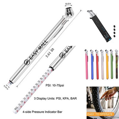 Metal Car Pen Shape Tire Pressure Gauge