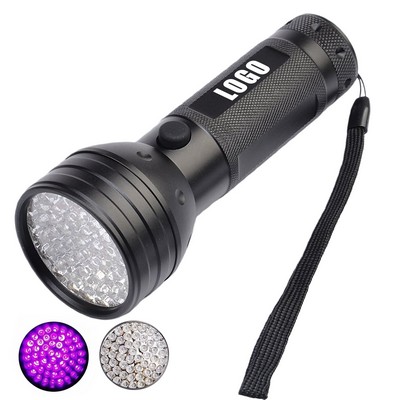 LED UV Flashlight Aluminum Body