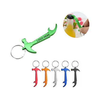 Aluminum Hammer Key Bottle Opener