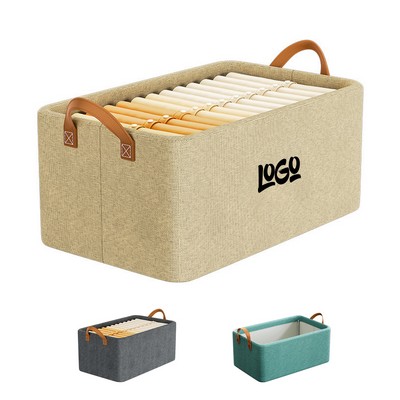 Collapsible Canvas Storage Basket