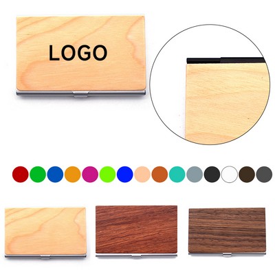 Wooden Business Card Holder