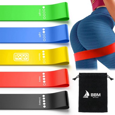 5-Piece Athletic Resistance Exercise Band