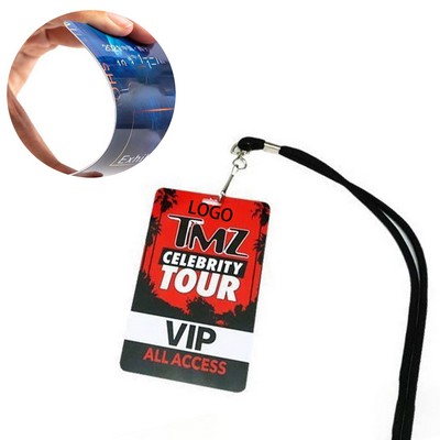 Full Color Glossy PVC Plastic Credential Badge