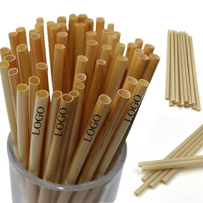 Biodegradable disposable natural straws