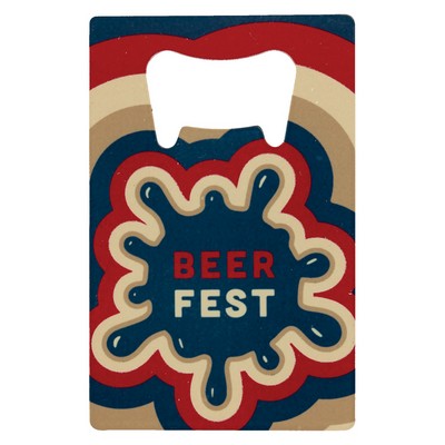 Stainless Steel Bottle Opener with Punch Hole