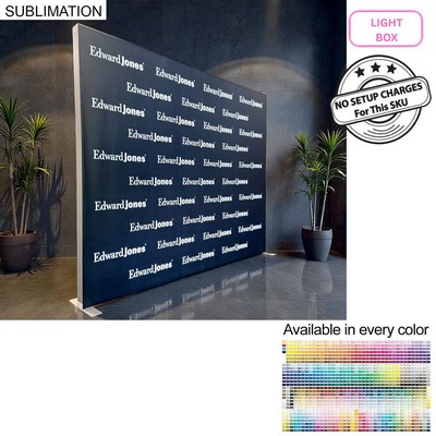 Backlit LED Light Box SEG Floor Display WALL Kit, 10'W x 8'H