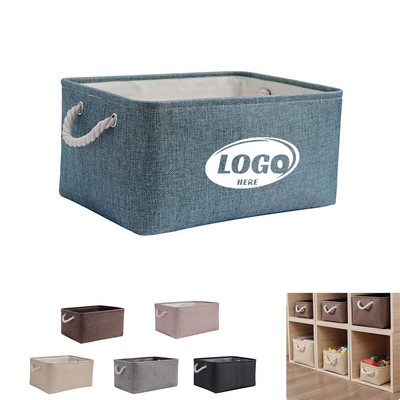 Linen Storage Basket Closet Bins