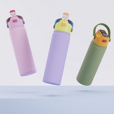 24oz Leak-Proof Tumbler with Silicone Spout