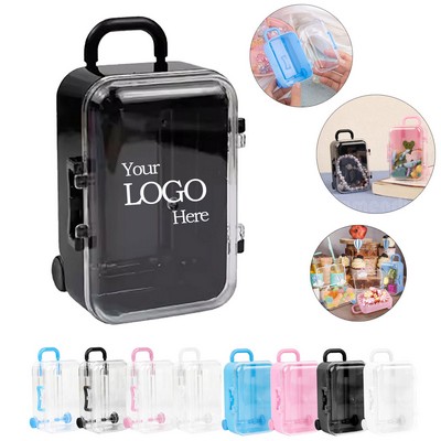 Mini Suitcase Jewelry Box