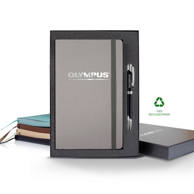 Castelli Carapace Medio Lined Recycled White Page Journal Gift Set