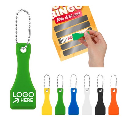 Plastic Lottery Scratcher With Bead Chain
