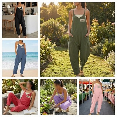Sleeveless Jumpsuits
