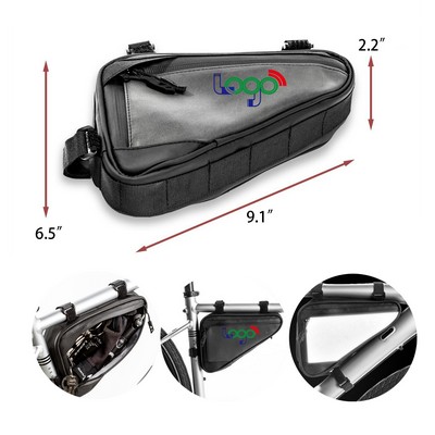 Reflective Bike Frame Bag