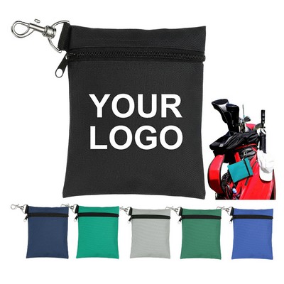 Nylon Golf Accessory Bag Tees & Markers Holder