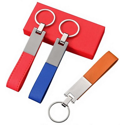 Leather Strap Keychain