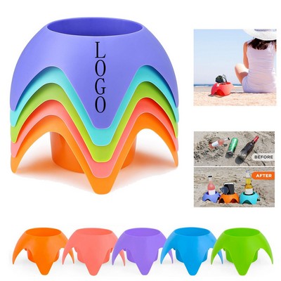 5-Pack Multi-Functional Beach Cup Holders