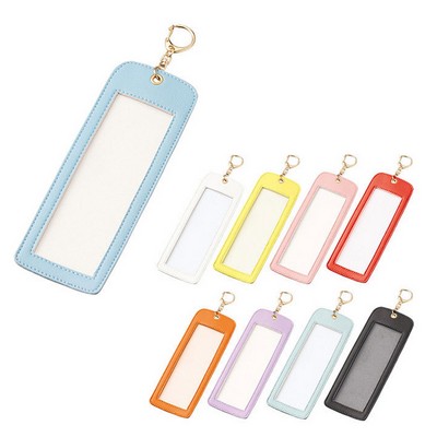 Leather Photo Frame Key Case