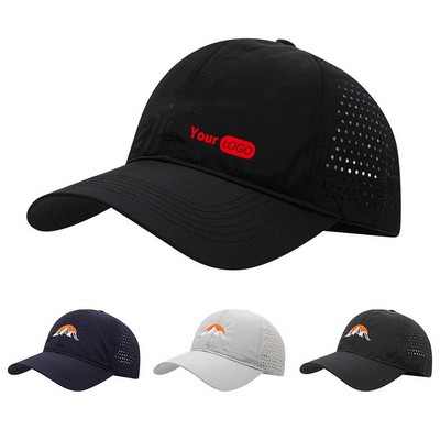 Multi Panels Curved Brim Baseball Cap
