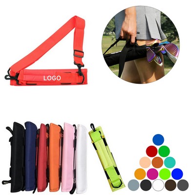Golf Bag w/Cushioned Shoulder Strap