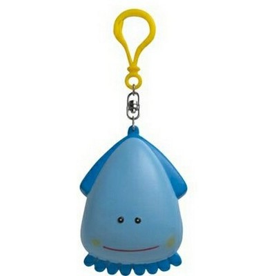 Rubber Octopus Coin Purse w/ Key Chain