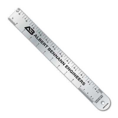 6.75" x .75" Stainless Steel Architectural Ruler