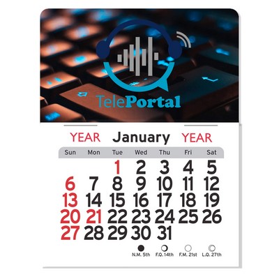 Adhesive Peel-N-Stick® Calendar - Rectangle