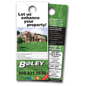 Door Hangers 3.5" x 8.5" - Full Color | 14pt Gloss or Matte | Real Estate Marketing | Made in USA