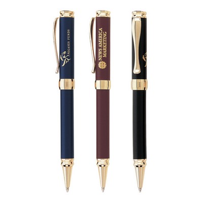 Matte Lacquer Finish Ballpoint Click Metal Pen