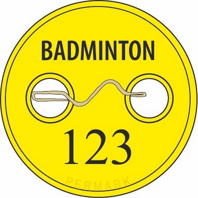 Membership Tags / Imprinted & Numbered / Round (1-1/4" Diam.)