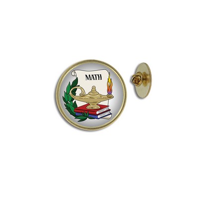 Math Lapel Pin (1")