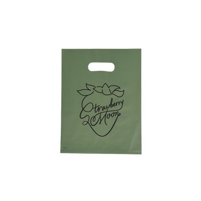 Frosted Sage Colored Poly Merchandise Bag/ 2.5 Mil (9"x12")