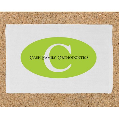 White Velour Rally Towel (11"x17")