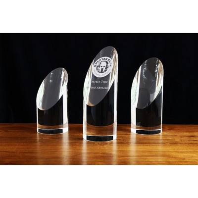 5½" Crystal Sunstone Cylinder Award