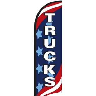 11' Street Talker Replacement Feather Flag (Trucks)