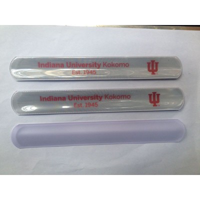PVC Slap Bracelet with Silk Screened Imprint